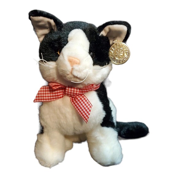TB Toy Trading Co. Stuffed Animal Plush Collector's Choice Black & White Cat 10" - Picture 12 of 12